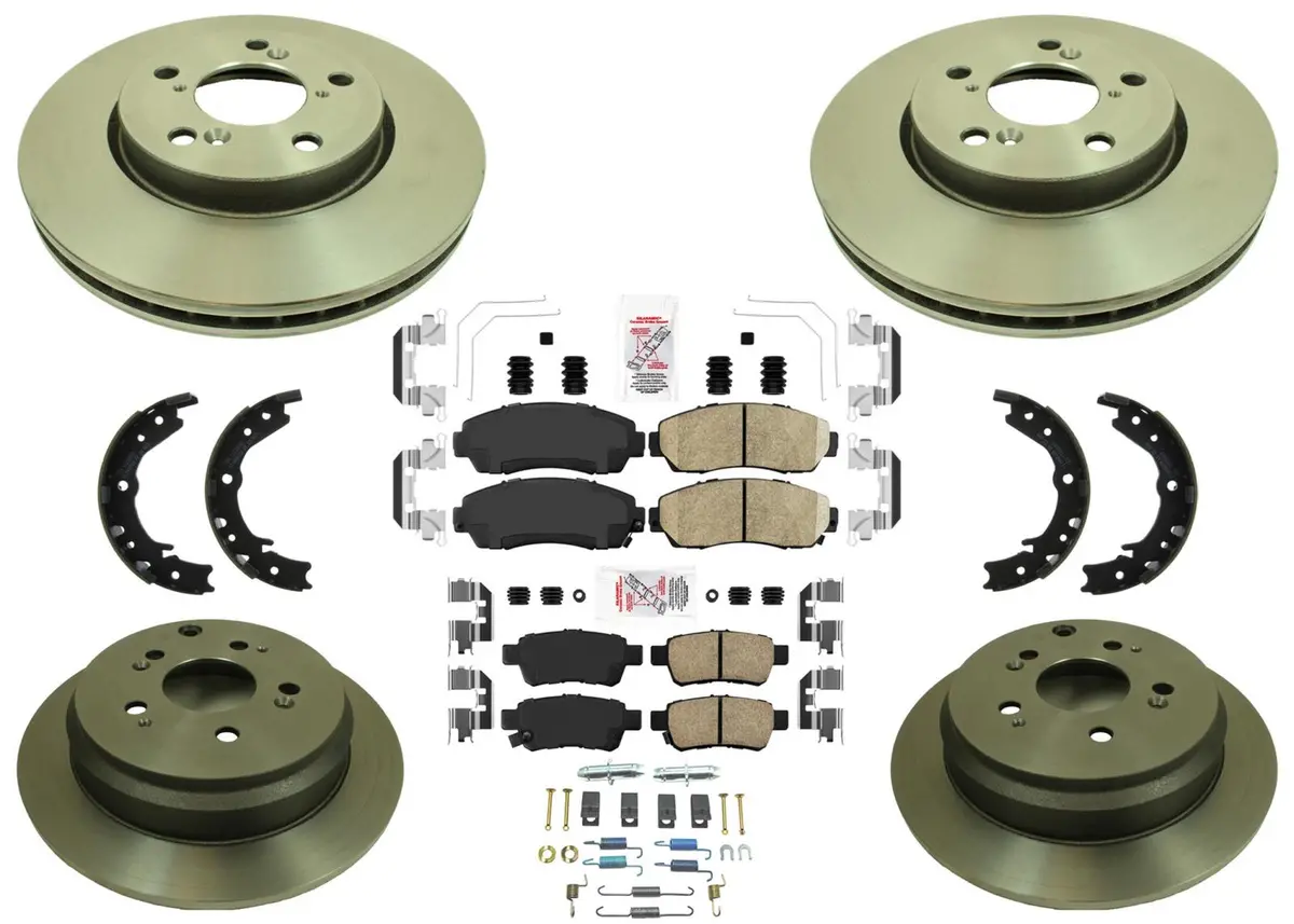 Performance Disc Brake Rotors Ceramic Pads For Honda Odyssey 2005 2006 2010 1