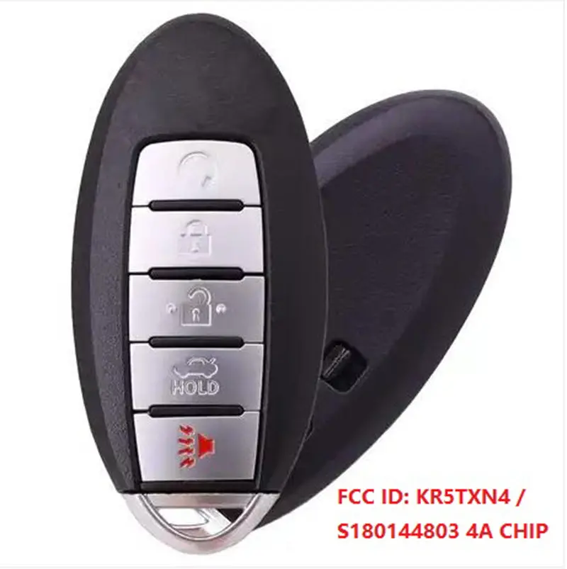 285E3-6Ca6a S180144803 Kr5txn4 Proximity Smart Key 433.92Mhz Hitag-Aes 4A Chip For Nissan Altima 5 Button 1