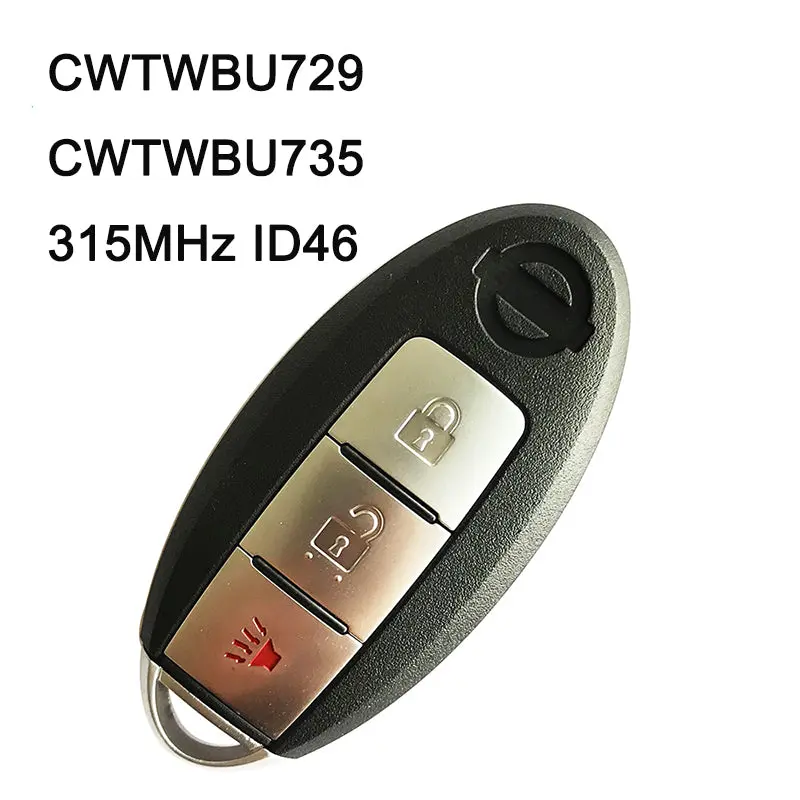 285E3-Em30d Cwtwbu729 Cwtwbu735 Proximity Smart Key 315Mhz For Nissan Qashqai Maxima Sentra Xtrail 3 Button 1