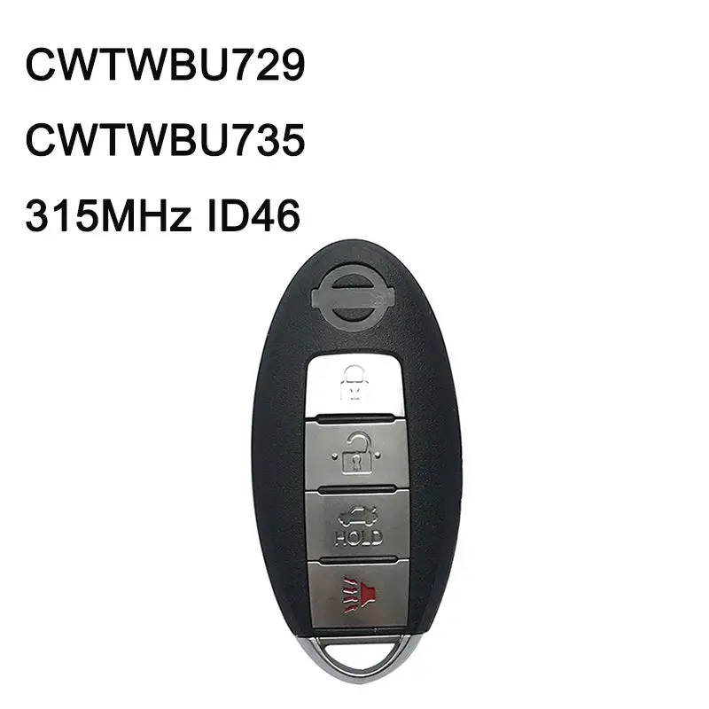 285E3-Ew81d 285E3-Ew82d Cwtwbu735 Proximity Smart Key 315Mhz For Nissan Maxima Sentra 4 Button 1
