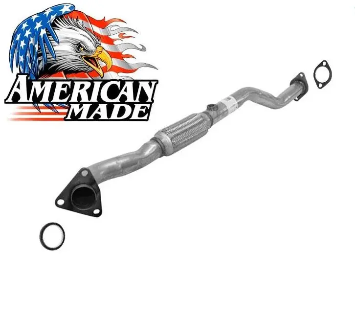 100% New Engine Exhaust Flex Pipe With Gaskets For Nissan Altima 2.4L 97-01 1