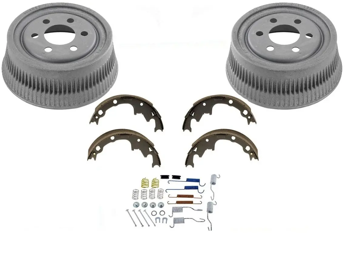 9 Inch Rear Brake Drums Brake Shoes & Springs For Dodge Dakota 1991 2000 01 2002 1