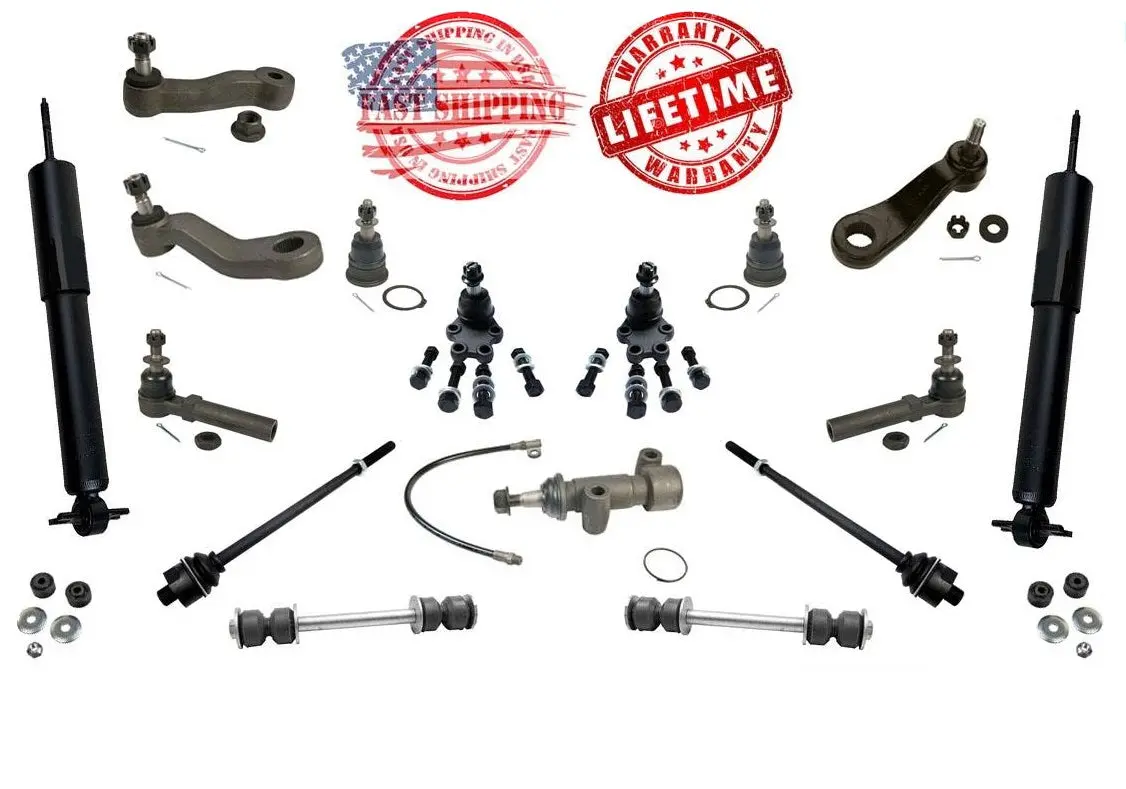 Shocks Ball Joints Tie Rods & Links For 99-00 Silverado 2500 Rear Wheel Drive 1