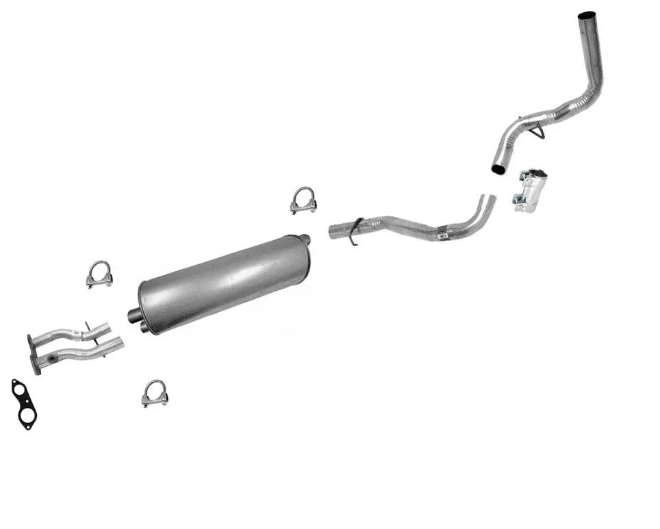For 96-99 Chevrolet 1500 5.7L Pick Up 117.5 Wheelbase Muffler Tail Pipe Exhaust 1