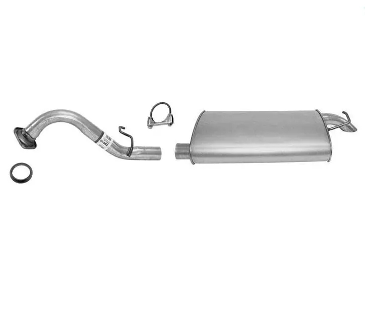 Axle Pipe & Rear Muffler Exhaust For Toyota Corolla 1.8L 2003 2004 2005 1