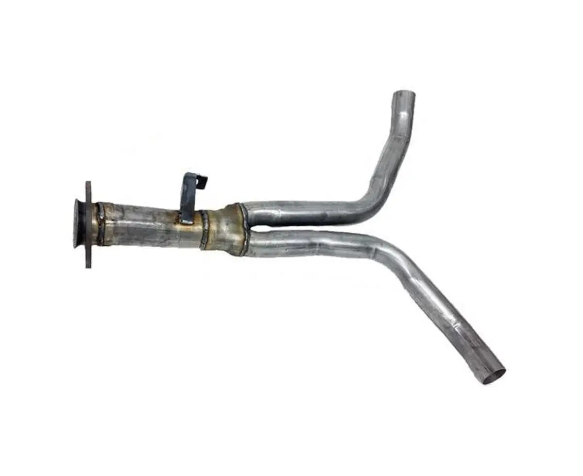 For 1986-1990 Chevrolet Corvette 5.7 Rear Y Pipe Connects To Dual Muffler Pipe 1