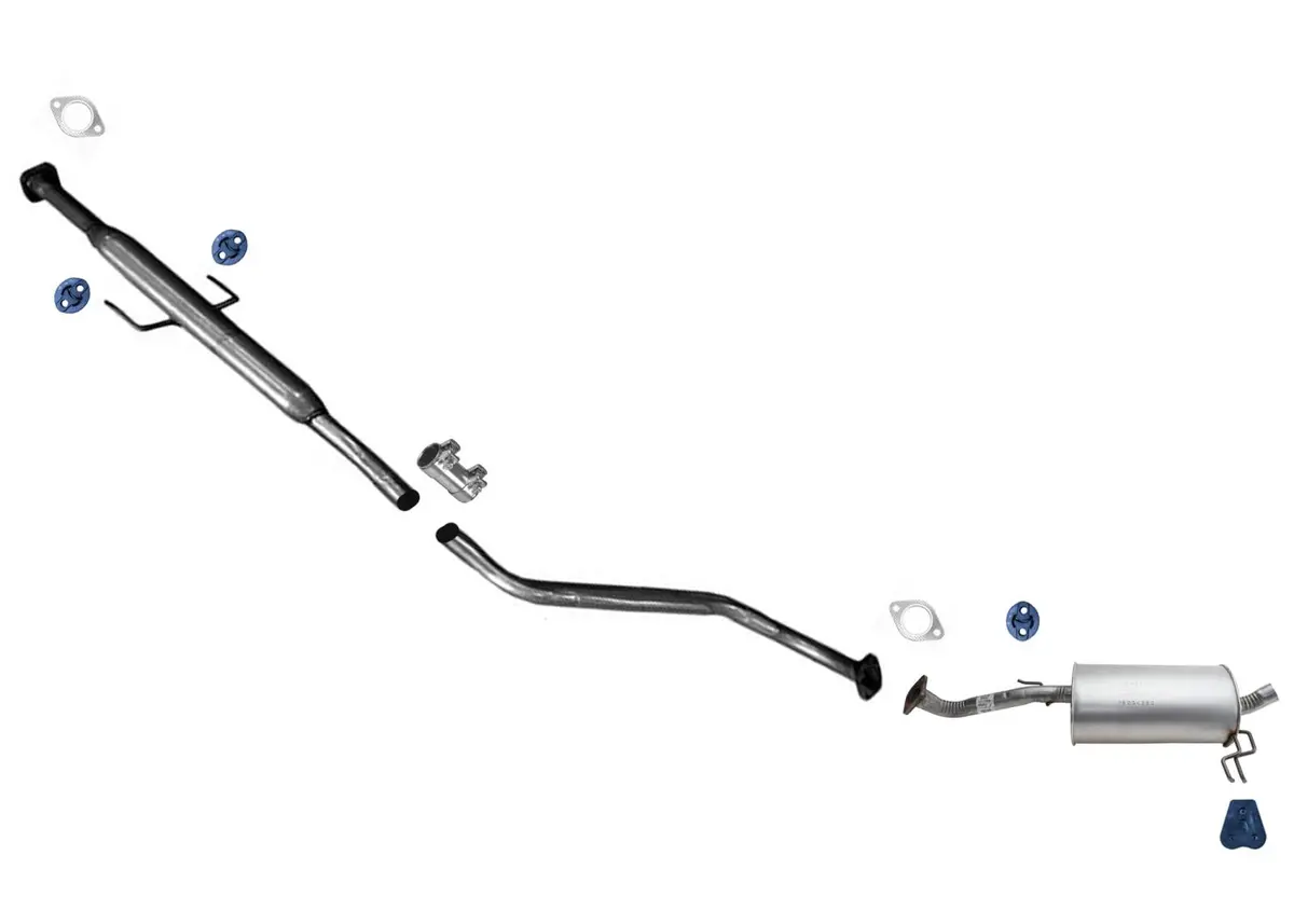 Resonator Ext Pipe Muffler Exhaust System For Kia Forte 2.0 Hatchback 2011 2013 1