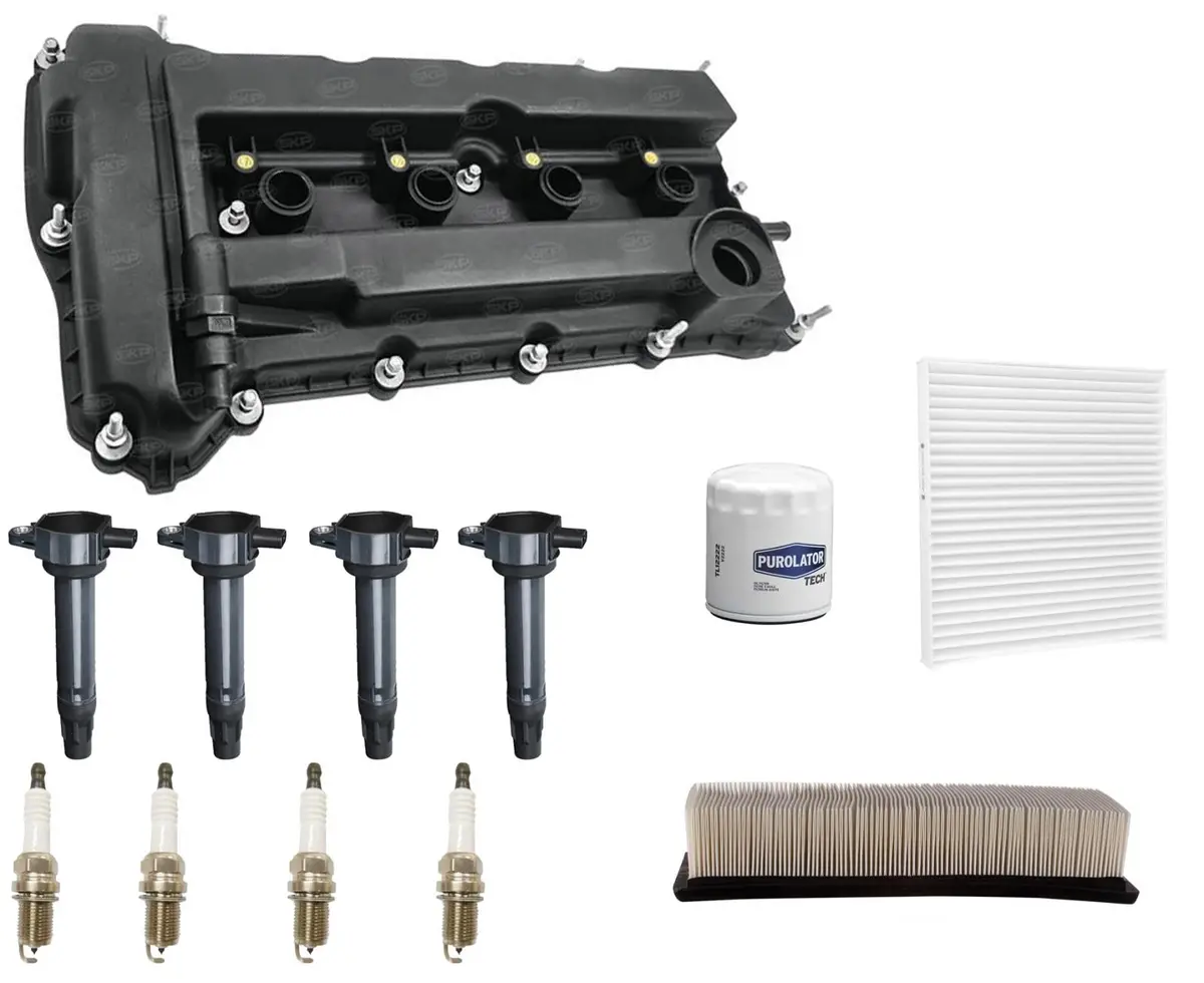 Engine Valve Cover Ignition Coils Tune Up Kit For Dodge Journey 2.4L 2009-2019 1