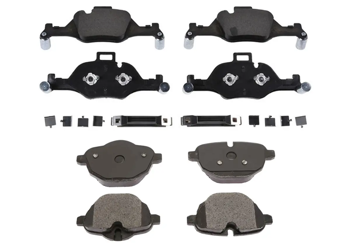 Front & Rear Disc Brake Pads For Bmw X5 2019-2023 3.0L With 348Mm Rotor 1