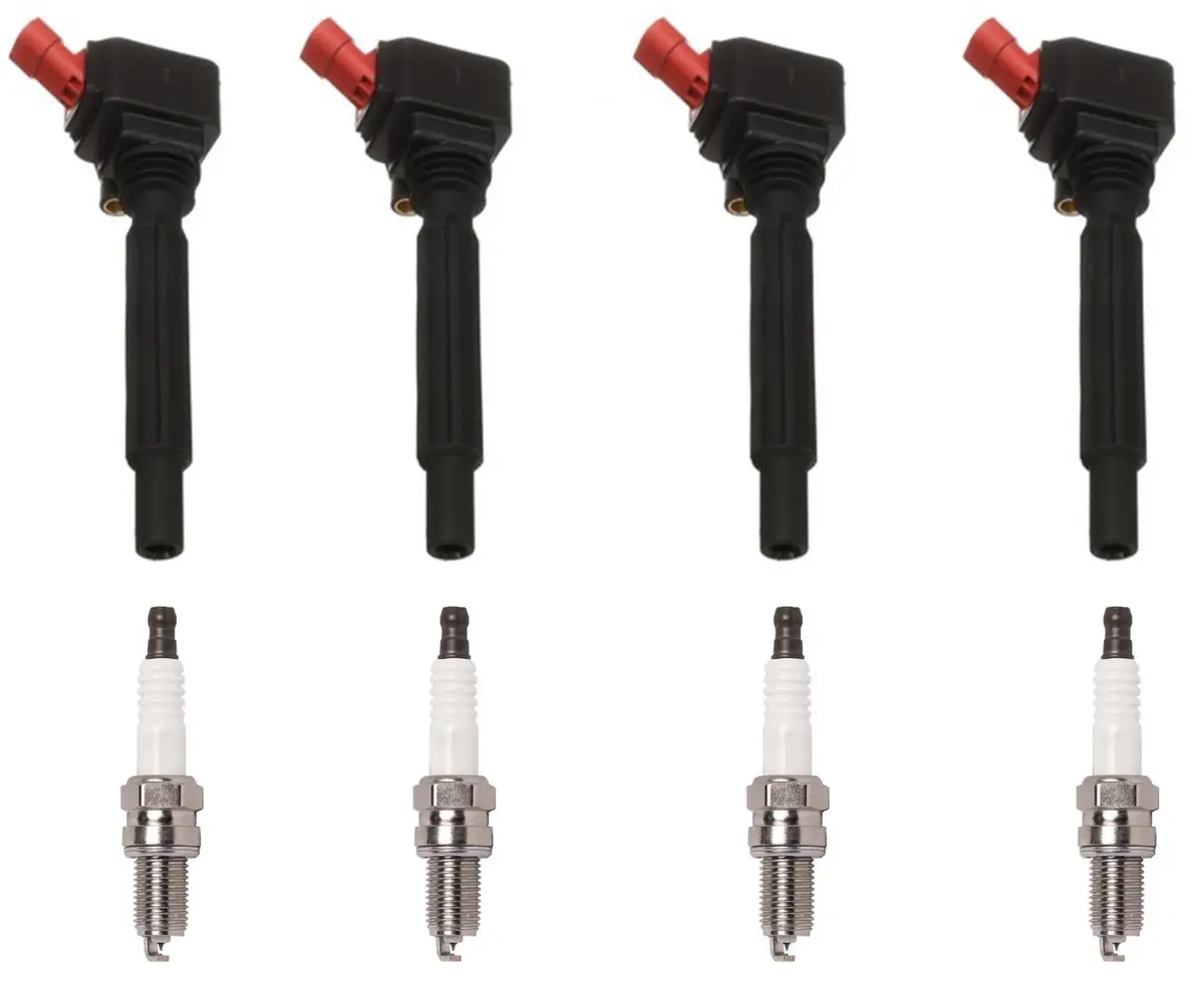 Direct Ignition Coils & Spark Plugs For Jeep Renegade 1.4L 2015 2016 2017 2018 1
