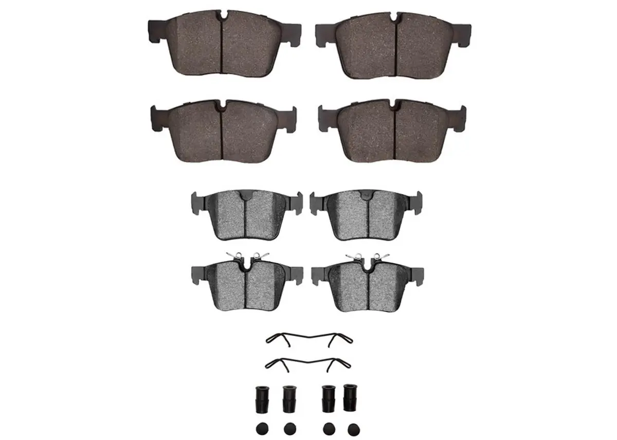 Front & Rear Ceramic Disc Brake Pads For Jaguar I-Pace 2021 2022 2023 2024 1
