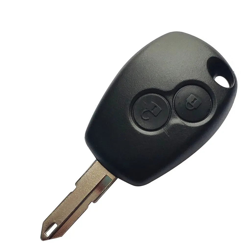 2 Button Aftermarket Remote 433Mhz Pcf7947 Transponder For Renault 1