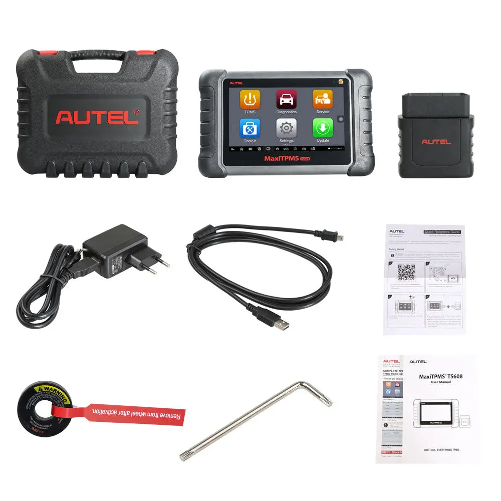 Autel Maxitpms Ts608 Complete Tpms & Full-System Service Tablet Equals Ts601+Md802+Maxicheck Pro Free Update Online For 2 Years 1