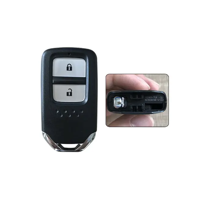 2 Button 433Mhz Remote For Honda Fit With 47 Chip 2