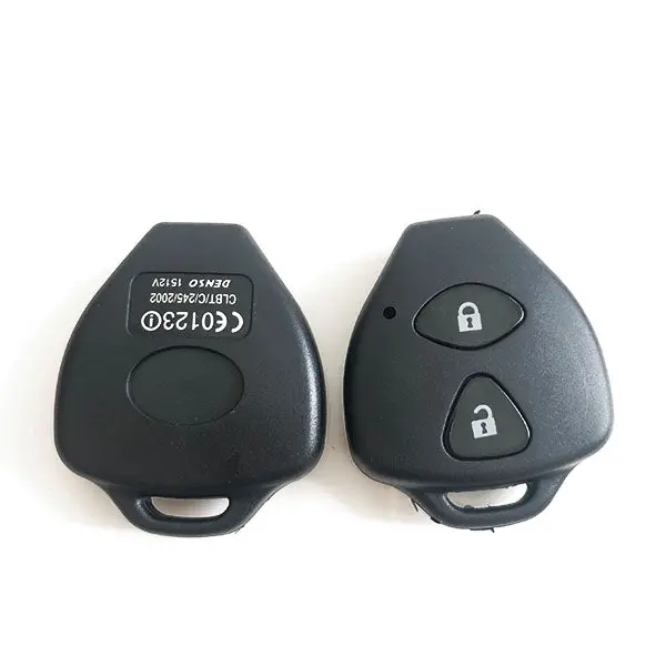 2 Buttons Car Remote Key Case Shell Without Key Blade For Toyota Camry Corolla Rav4 Avalon Venza 2007 ~ 2011 Key - 5 Pcs 2