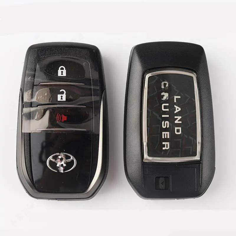 2 + 1 Buttons Smart Key Shell For Toyota Cruiser Support Original Key Board Vvdi / K518 Smart Key Board - Pack Of 5 1