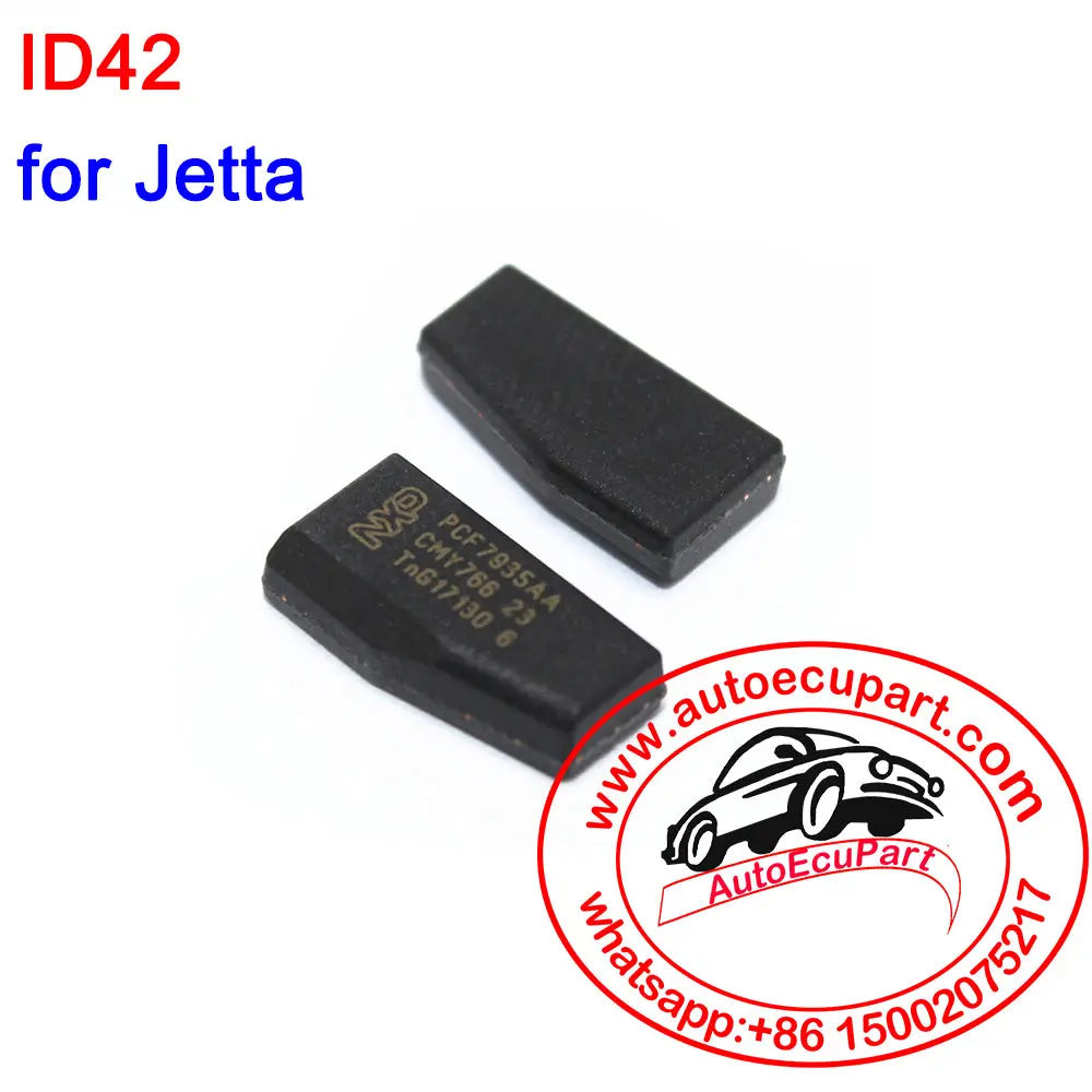 5Pcs Transponder Chip Id42 Chip Carbon  For Jetta 1