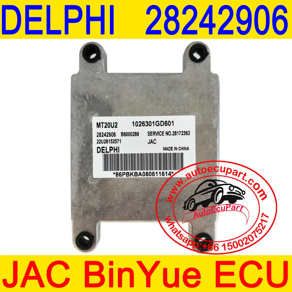 Delphi Ecu For Jac Binyue 28242906 B6000289 1026301Gd061 1
