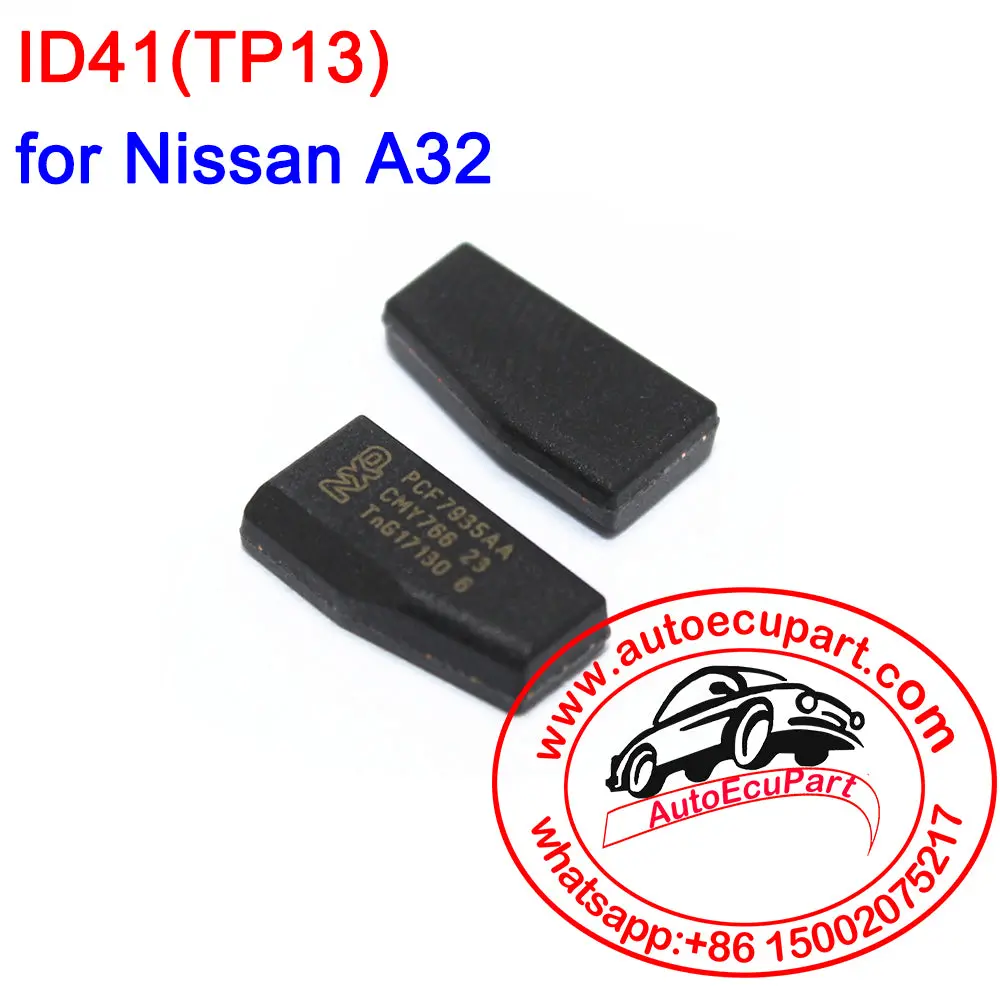 5Pcs Transponder Chip Id41 [Tp13] Chip Carbon  For Nissan A32 1