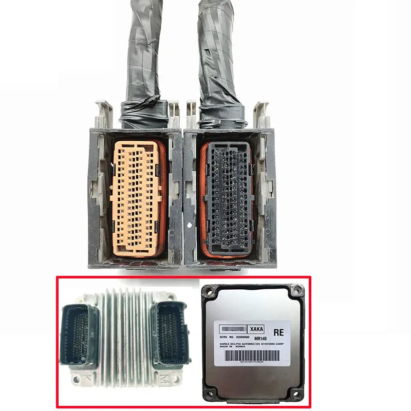 2Pcs/Kit  Mr140 Ecu Connector Socket With Harness Cables For Chevrolet Sail Aveo 1