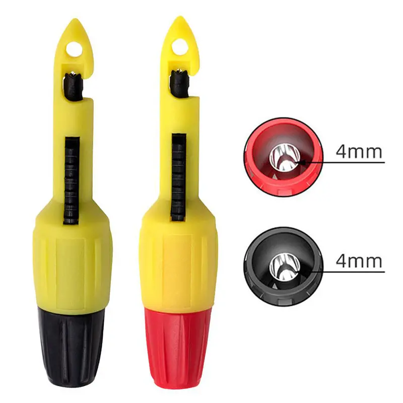 2Pcs/Set 4Mm Connector Insulation Wire Piercing Puncture Probe Clip Test Hook Automotive Car Repair P30039 1