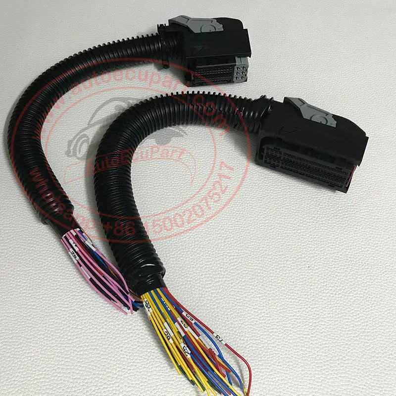 2Pcs/Kit New 96Pin+58Pin Ecu Connector Harness For Chevy Jac Foton 5Wk91221 Cm2220 C5293524 Ecm 5293524 1