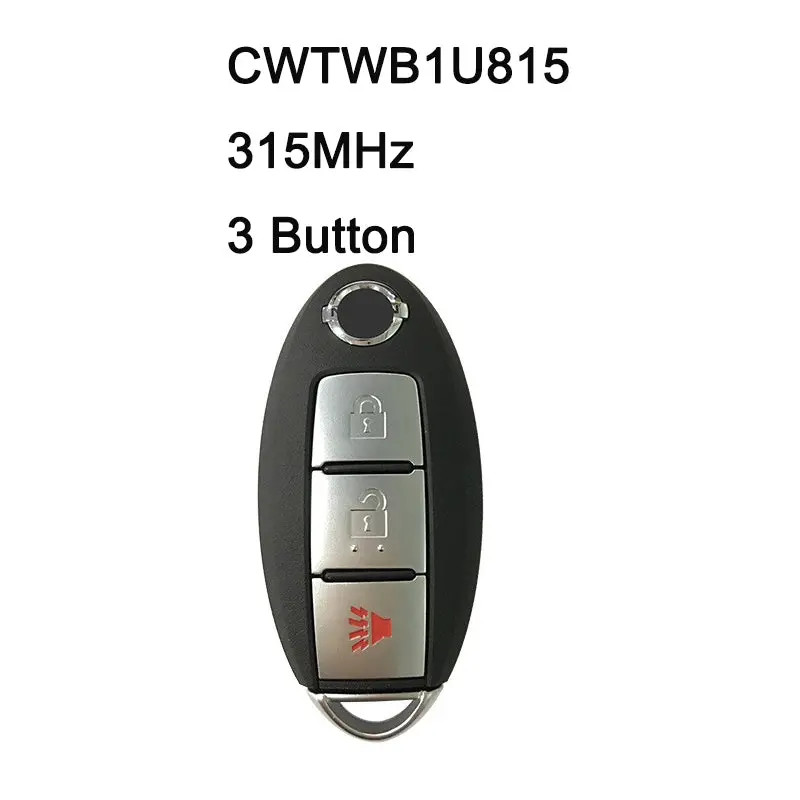 3 Button Cwtwb1u815 Proximity Smart Key 315Mhz Pcf7952 Id46 Chip For Nissan Sentra 1