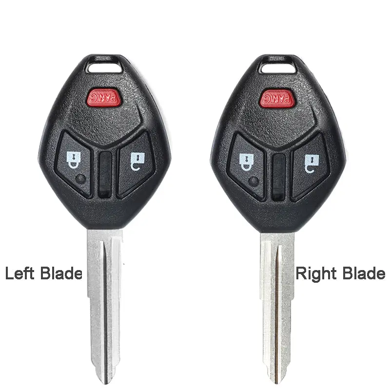 5Pcs X 3 Button Remote Key Shell Case For Mitsubishi Lancer Outlander Endeavor Galant 1