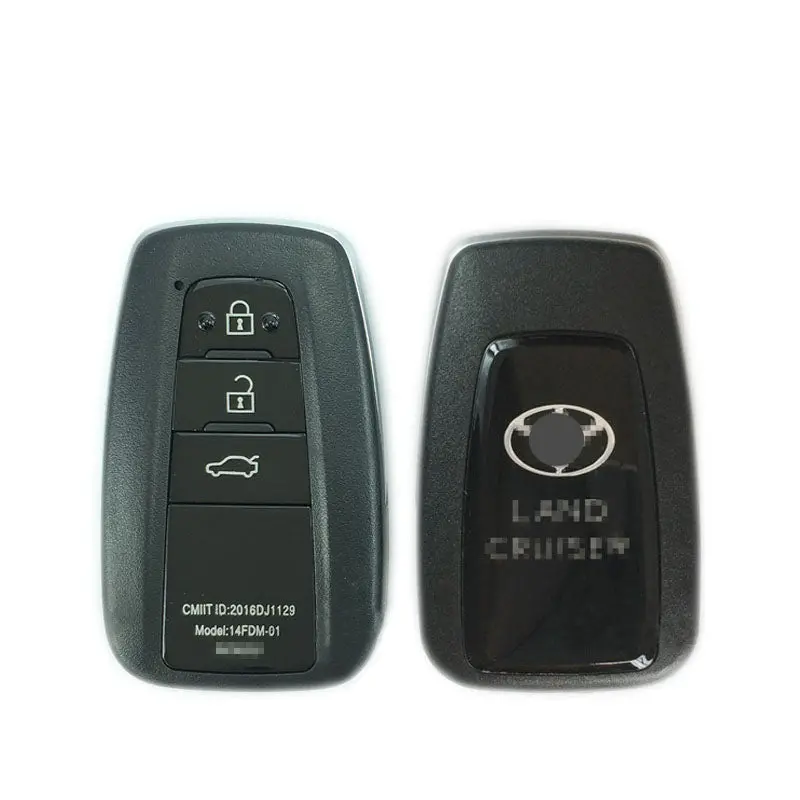 3 Button Smart Key Shell Case For Toyota Land Cruiser 2018- Fit For Lonsdor K518 Kh100 Pcb Control 1