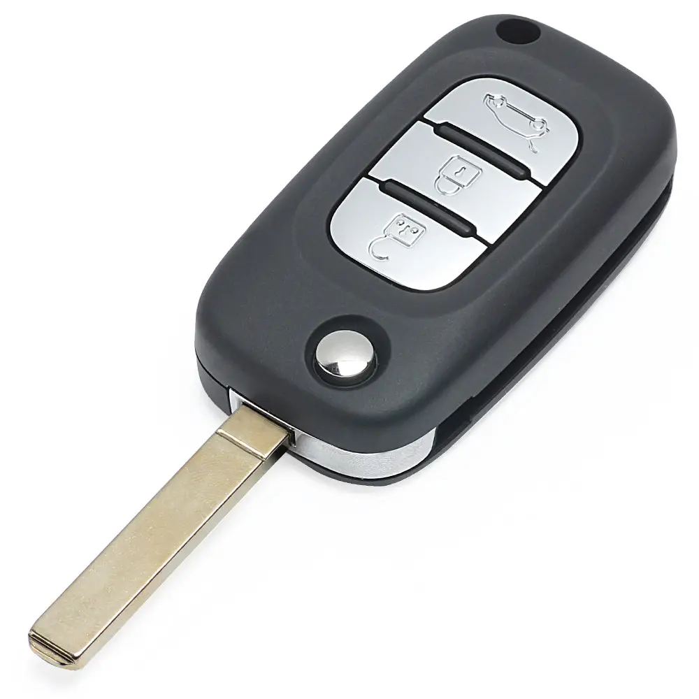 3 Buttons 433Mhz Pcf7961m Hitags Aes 4A Chip Remote Flip Key For Renault Megane Iii Twingo Cwtwb1g767 17880-Fwb1g767 1