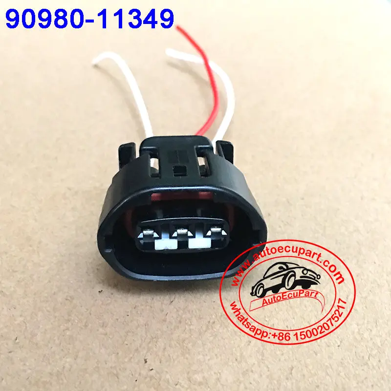 Genuine Connector 3-Way For Denso Alternator For Toyota 90980–11349 With Wire 1
