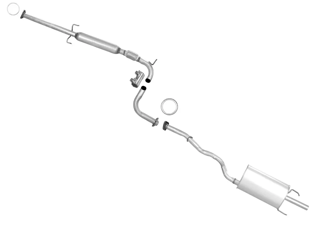 Fits 94-97 Accord Dx Lx Se 2.2 Middle Resonator & Muffler Exhuast System 1