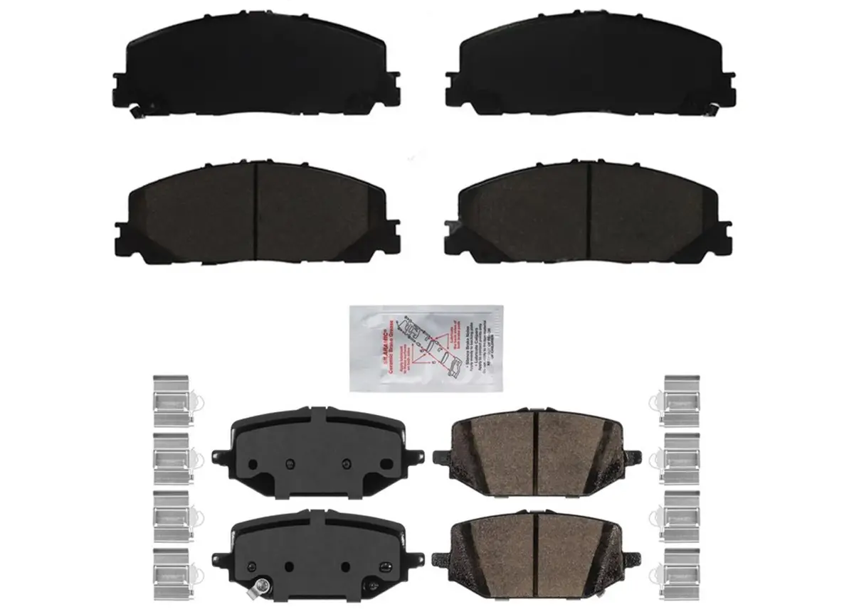 Ame Front & Rear Ceramic Disc Brake Pads Hardware For Honda Pilot 2023-2024 1