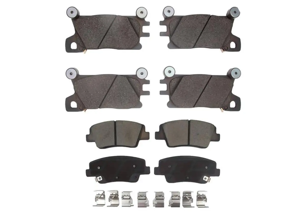 Front & Rear Disc Brake Pads For Genesis Gv70 22-24 W/ 4 Piston Genesis Brem Bo 1
