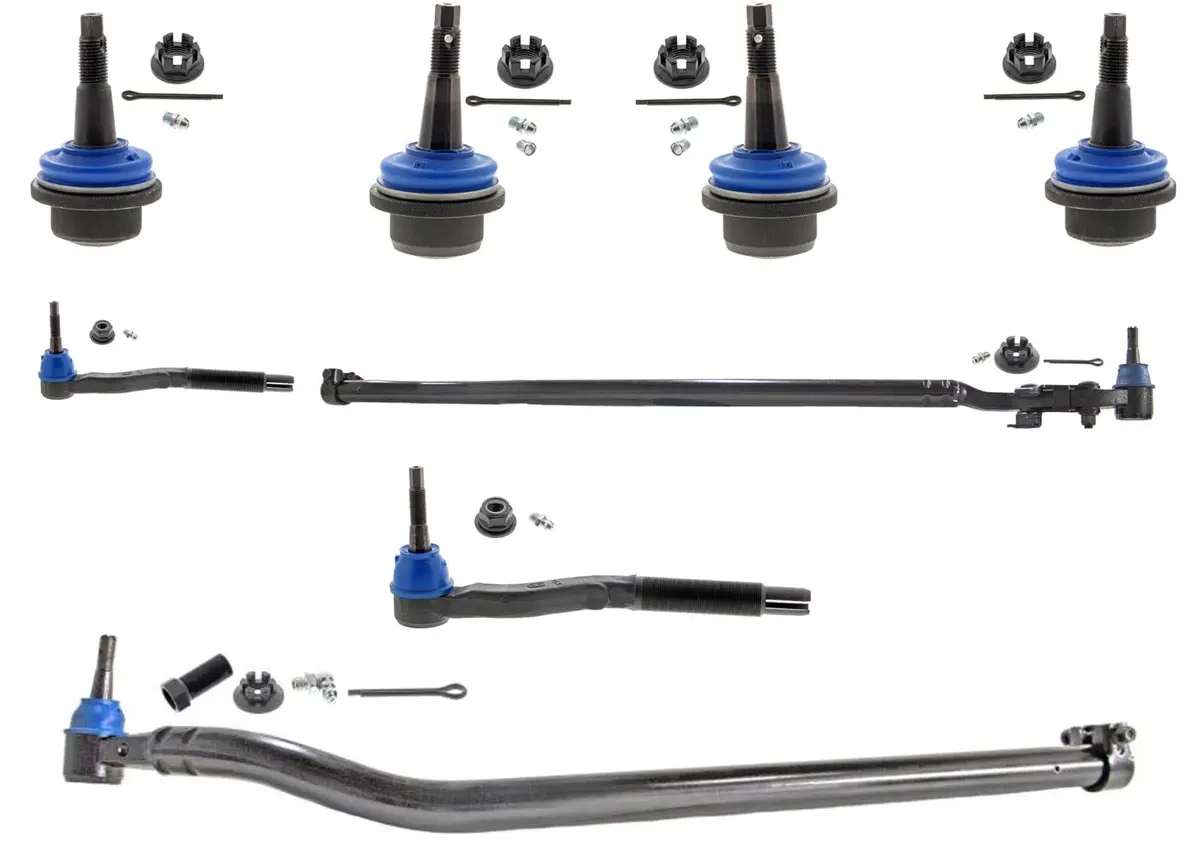 Off Road Upper & Rear Ball Joints Tie Rods Drag Link For Jeep Wrangler 2018-2025 1