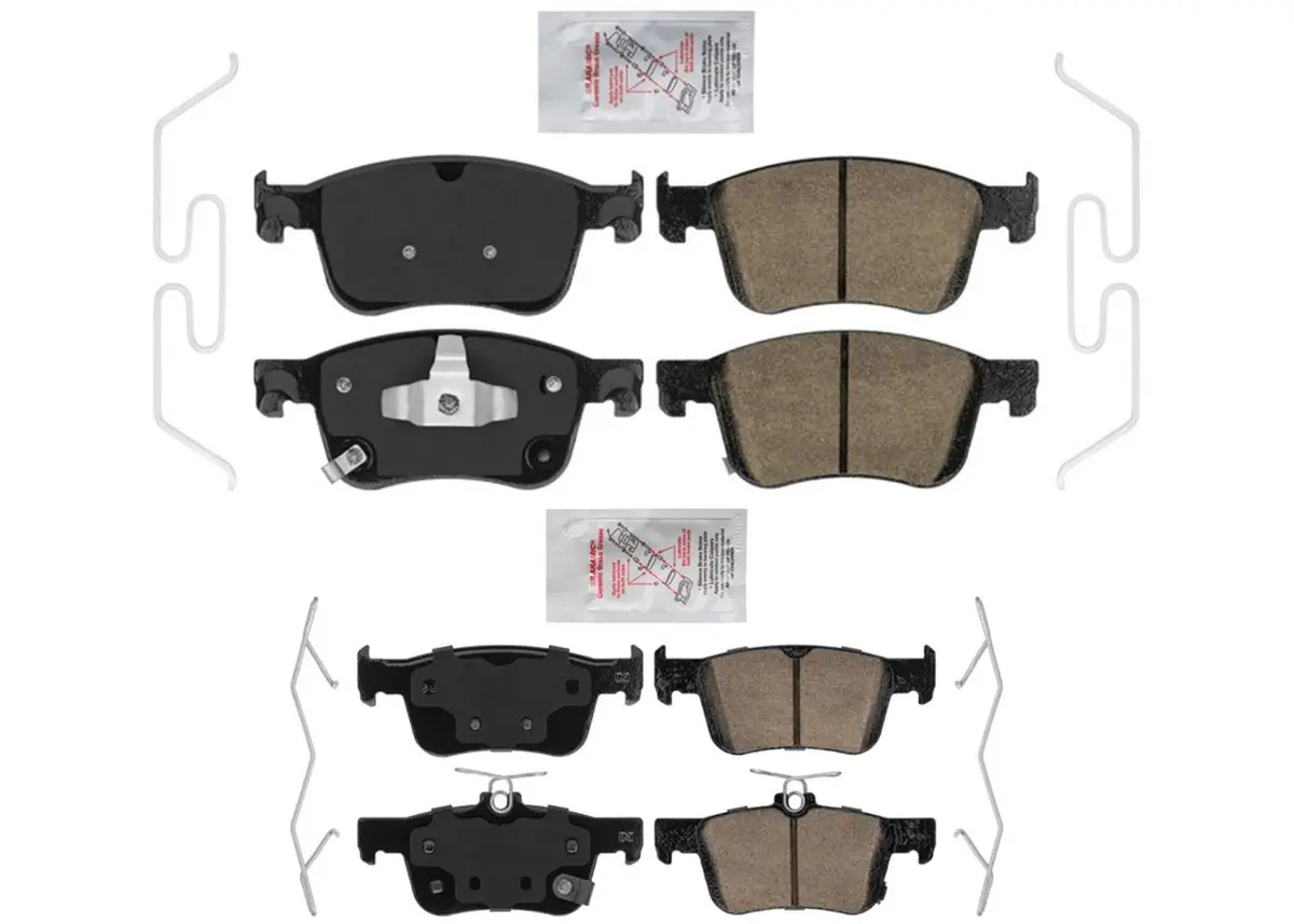 Front And Rear Ceramic Disc Brake Pads For Honda Civic Si R 2022 2023 2024 1