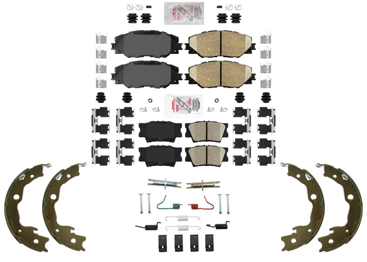 Ame Ceramic Disc Brake Pads For All Wheel Drive Toyota Matrix 2009-2013 2.4L 1