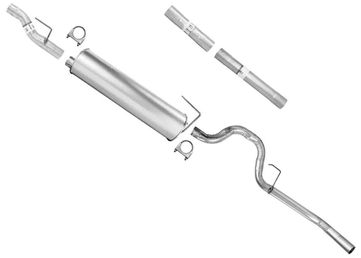 For 05-08 F150 4.6L 5.4L Exhaust System 126 & 133 Wheel Base No Harley Edition 1