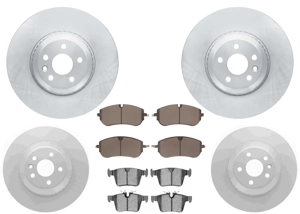 Coated Disc Brake Rotors & Brake Pads For Land Rover Discovery Sport 2021-2025 1