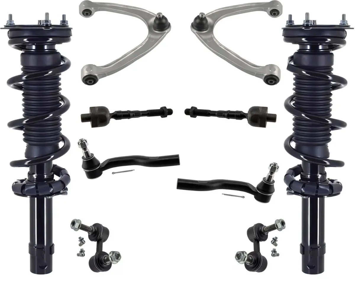 Front Struts Control Arms Tie Rods & Links For Q50 2014-2021 All Wheel Drive 1