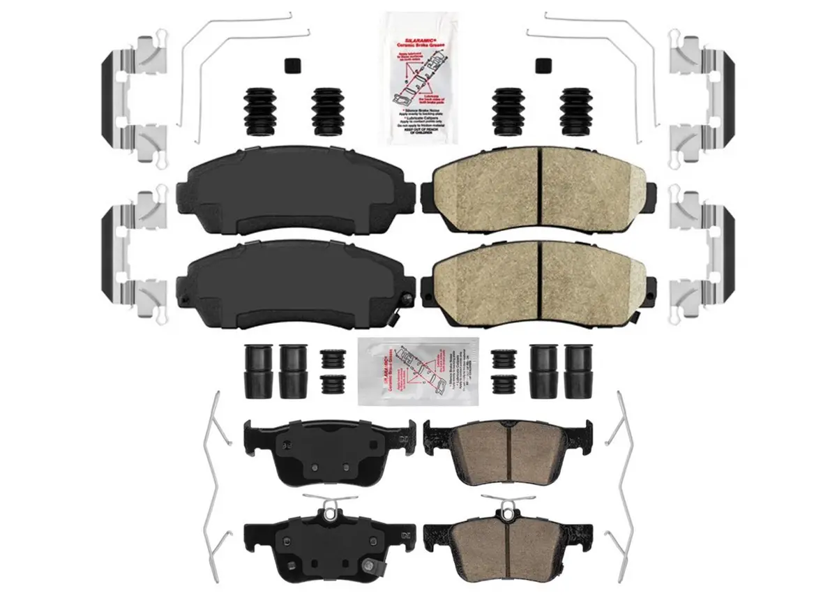 Front & Rear Ceramic Disc Brake Pads For Acura Tlx Sh-Awd 2.0L 2021 2023 2025 1