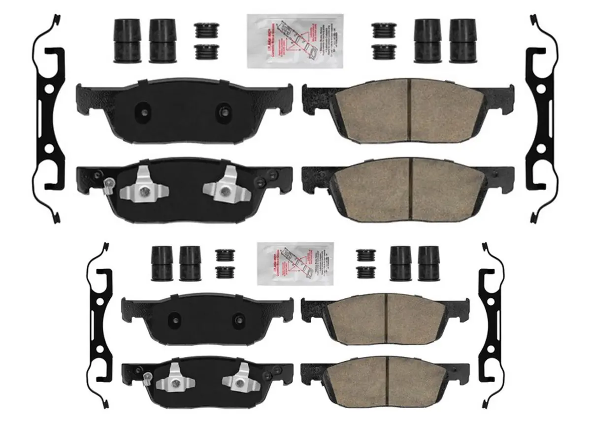 Front & Rear Ceramic Disc Brake Pads For Acura Mdx 3.5L Sh-Awd 2022-2025 1