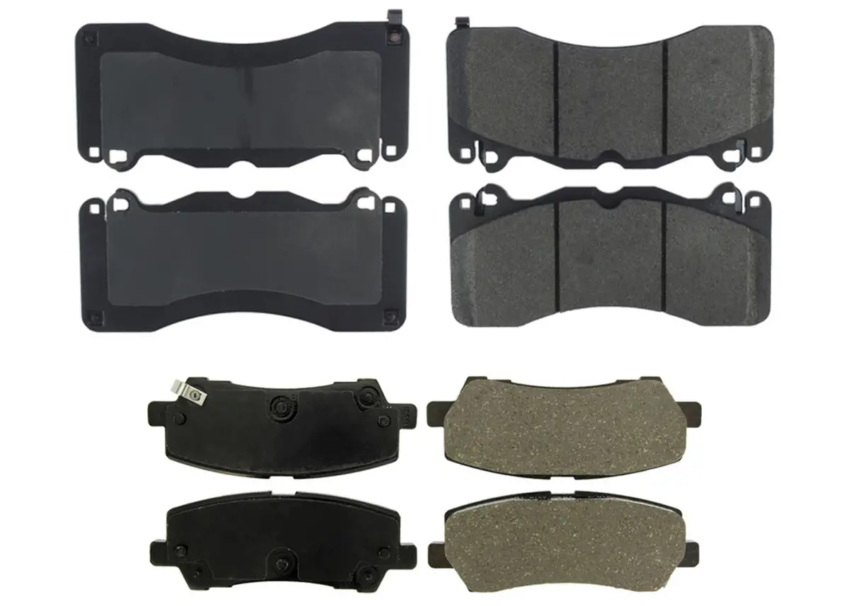 Front & Rear Disc Brake Pads For Ford Mustang Gt 6 Piston 380Mm 15-23 Brem Bo 1
