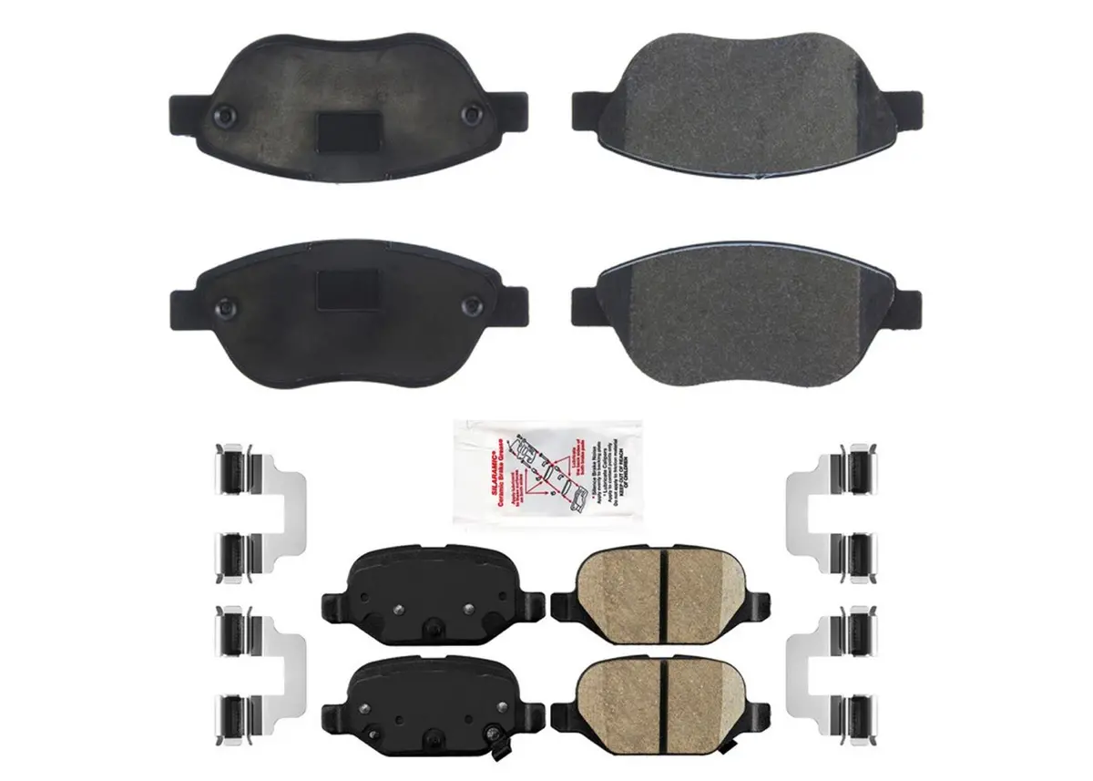 Ame Front & Rear Disc Brake Pads For Fiat 500 Abarth Turbo 2012 2017 2018 2019 1