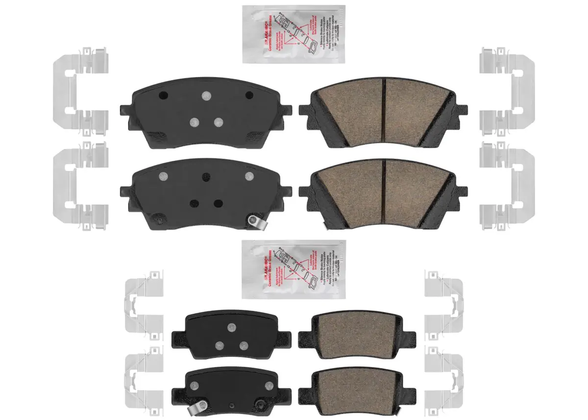 Ame Front & Rear Ceramic Disc Brake Pads For Hyundai Kona 2024 2025 1.6L 1