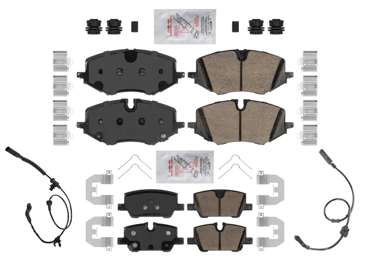 Front & Rear Ceramic Disc Brake Pads & Sensors For Buick Encore Gx 2020-2025 1