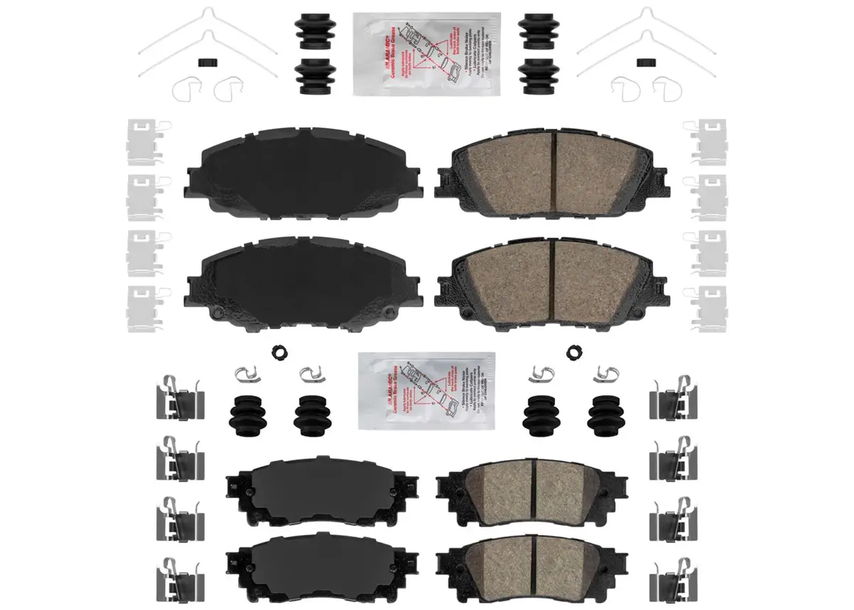 Front & Rear Ceramic Disc Brake Pads For Toyota C-Hr 2019-2022 Built In Japan 1