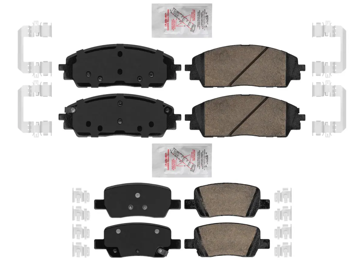 Ame Front & Rear Ceramic Disc Brake Pads For Kia Carnival 2022 2023 2024 2025 1