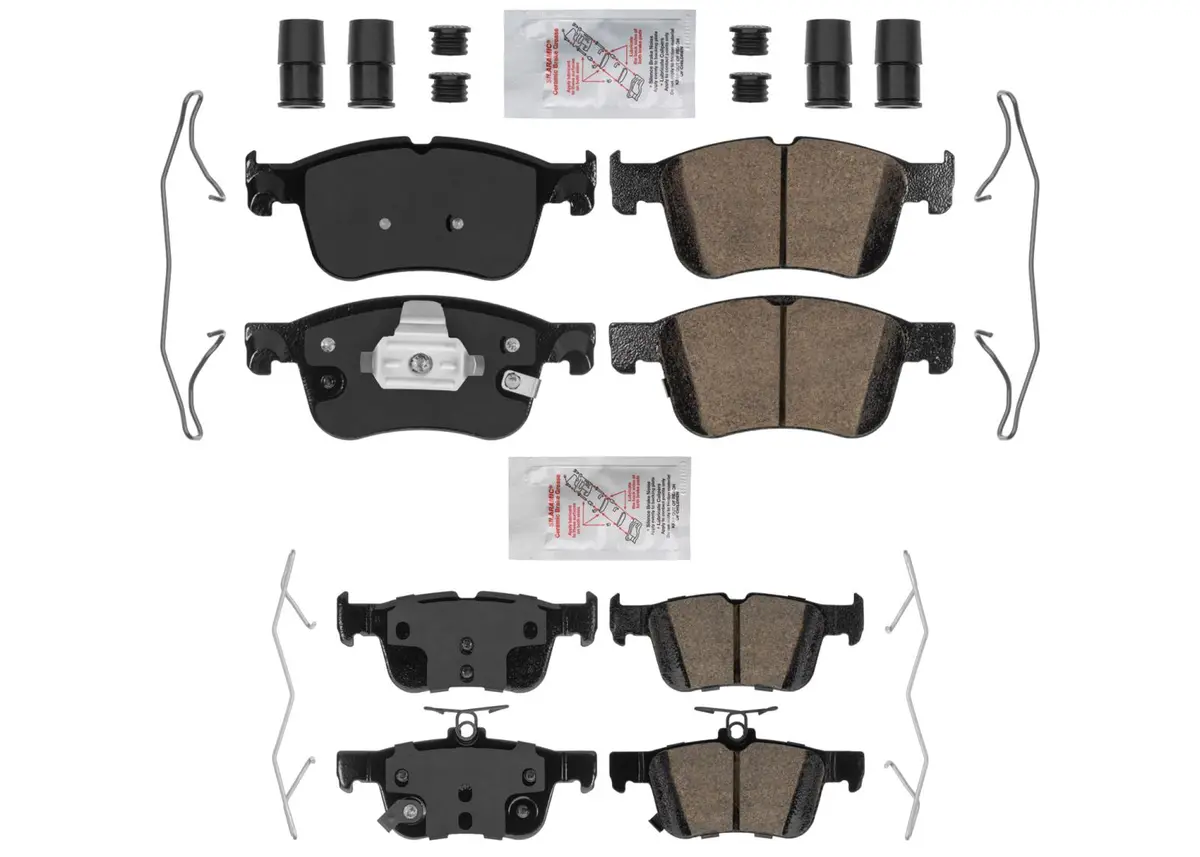Front & Rear Ceramic Disc Brake Pads For Ford Maverick 2022 2023 2024 2025 1