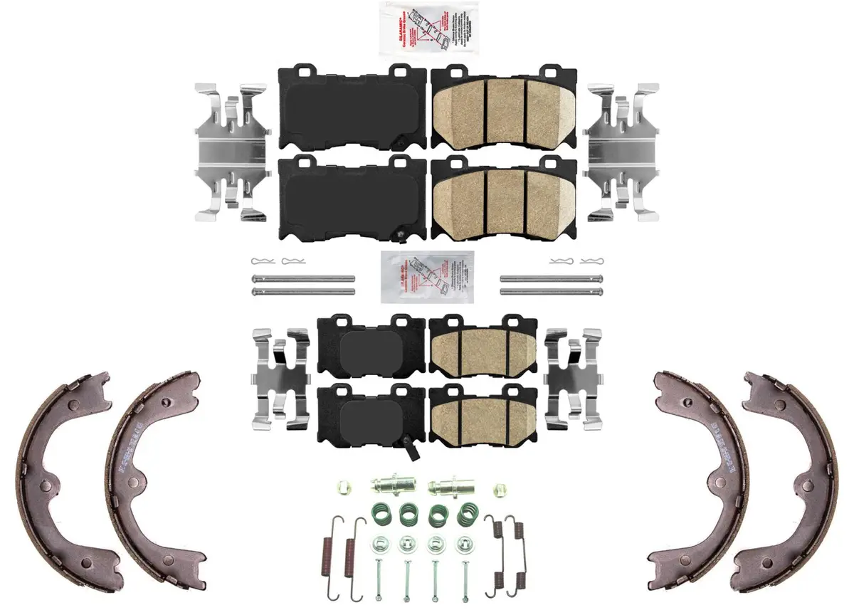 Ame Front & Rear Ceramic Disc Brake Pads For Infiniti Fx50 2009 2010 2012 2013 1